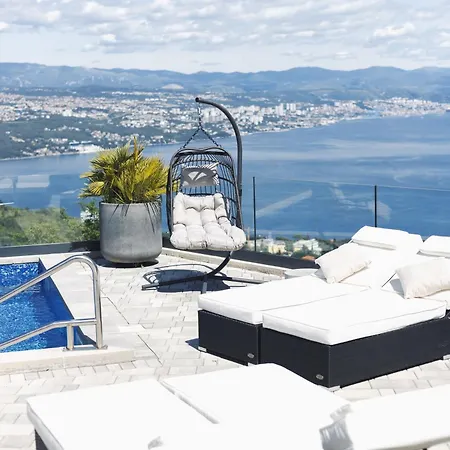 White Pearl Luxury With Pool And Sea View Вилла Опатия